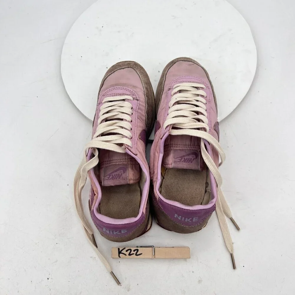 Vintage Nike Training Women Size 8 Light Purple Suede Sneakers Made in Taiwan